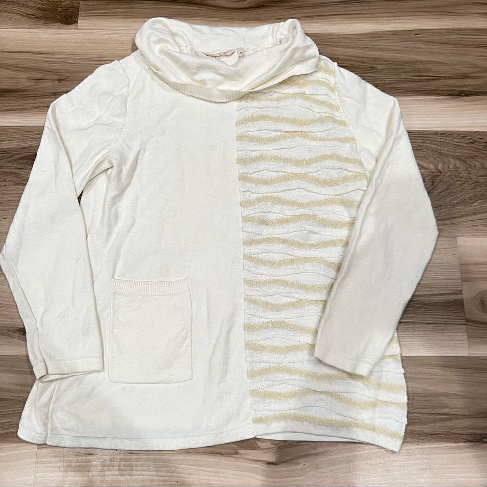 Soft Surroundings Sabal Textured Sweater Women’s Petite Small
